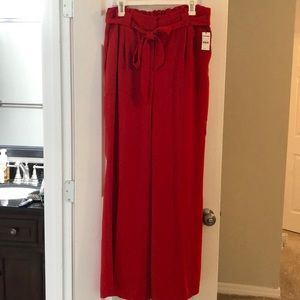 Red express pants